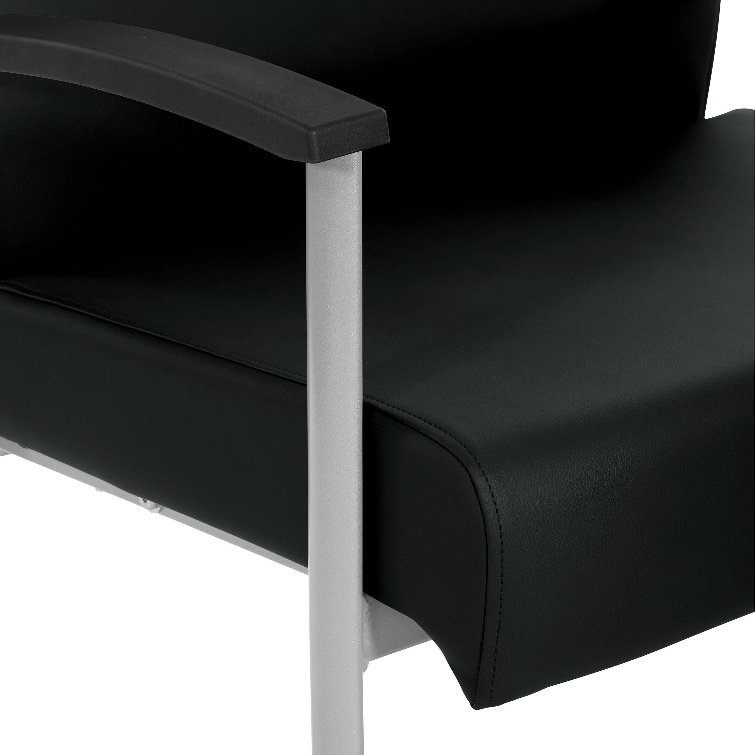 Alt View 2. Office Star Products - Healthcare Office Chair - Dillon Black Fabric.