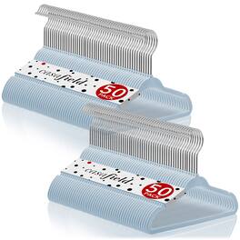 Casafield - 100 Velvet 11-in Baby Hangers - Light Blue