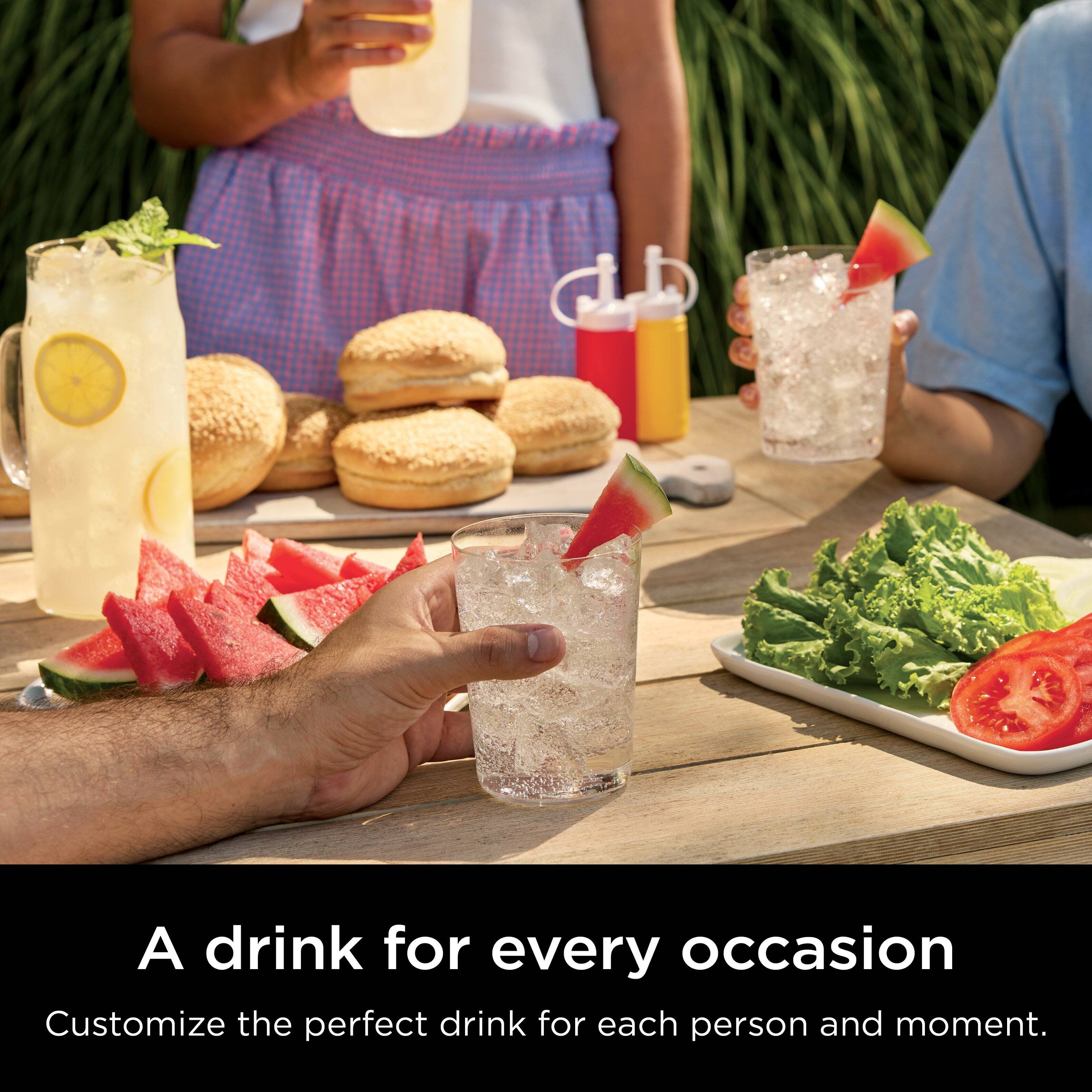 A drink for every occasion. Customize the perfect drink for each person and moment.