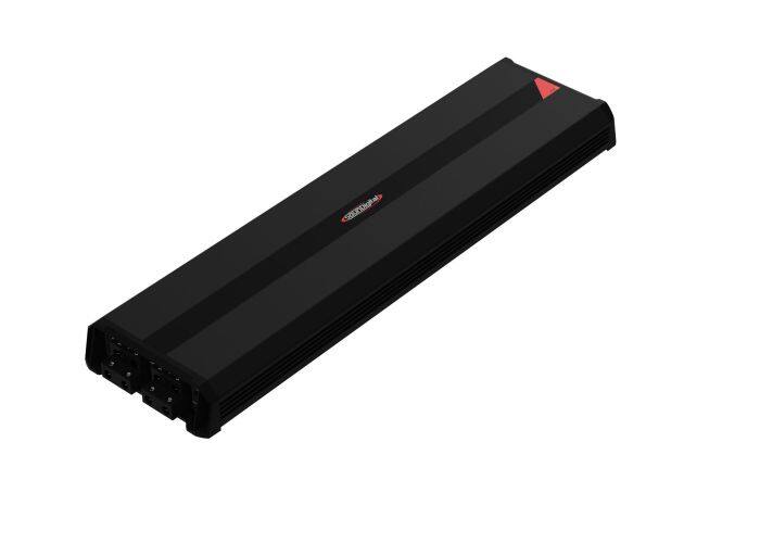 Front. SounDigital - Soundigital 20000.1 EVOX  1 OHM 20000 Watt RMS 1 Channel Amplifier - Black.