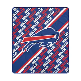 Pegasus - Buffalo Bills 60" x 70" Diagonal Lined Wordmark Ultra Soft Blanket - Multicolor