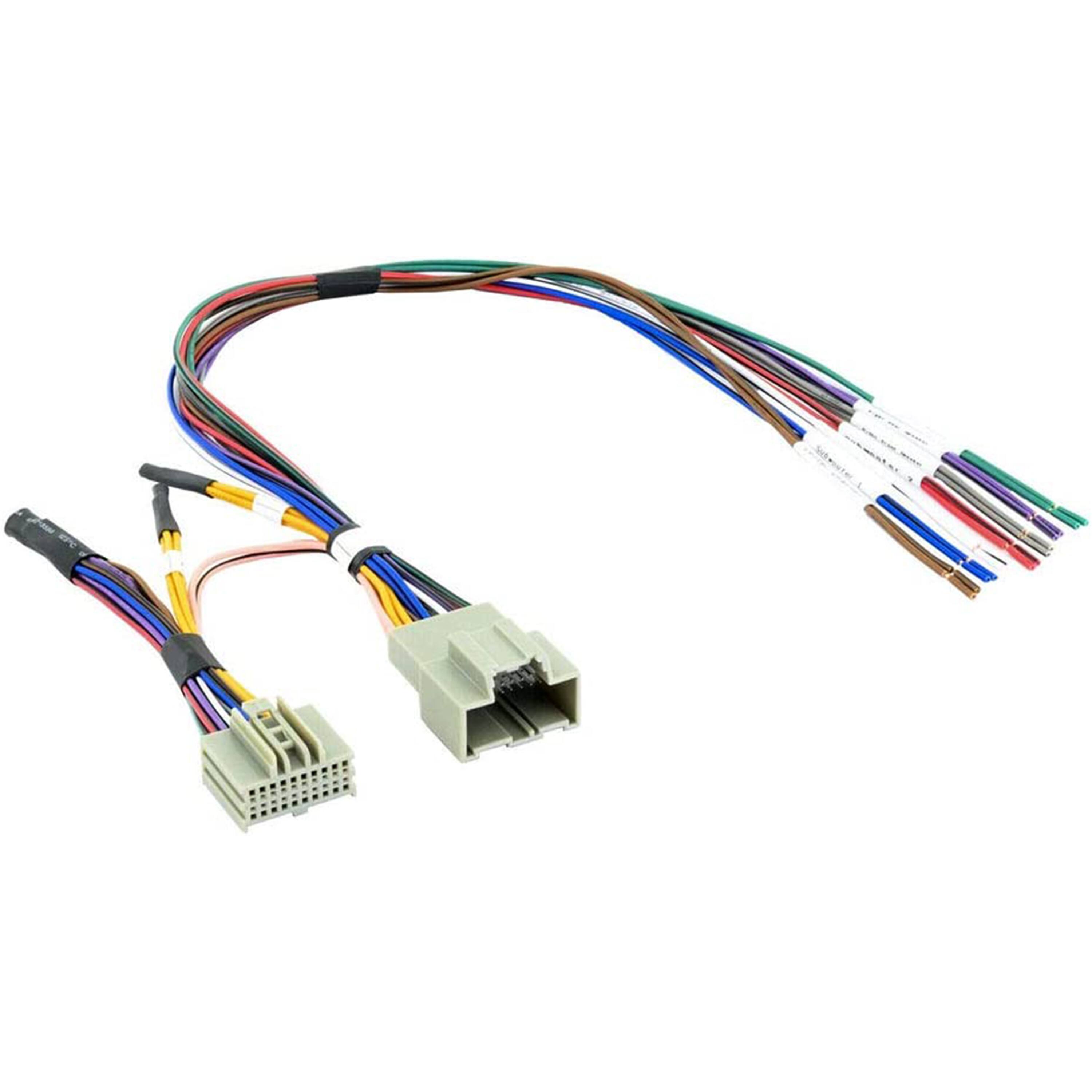 Front. PAC - AmpPRO Speaker Connection Harness for Select Ford Vehicles - Multi.