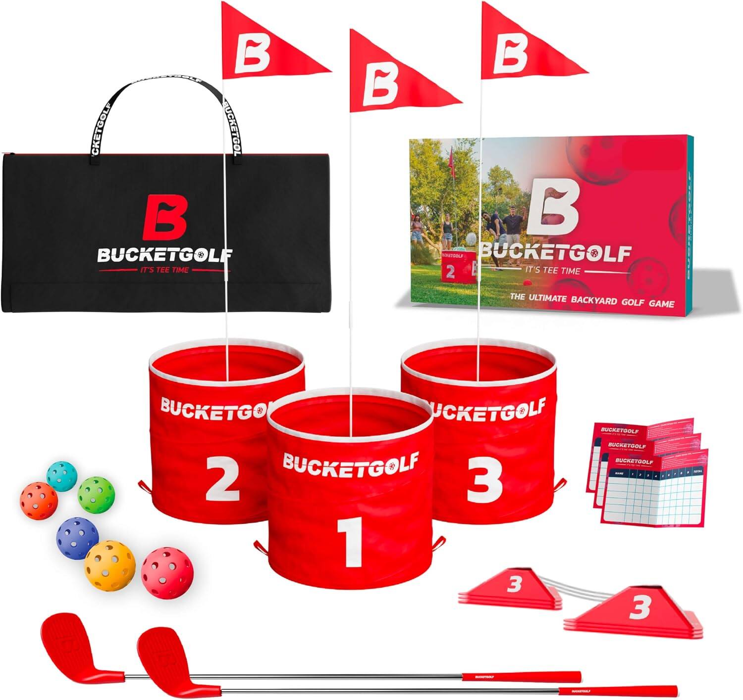 BUCKETGOLF IT'S TEE TIME

BUCKETGOLF 2 IT'S TEE TIME
THE ULTIMATE BACKYARD GOLF GAME
BUCKETGOLF 1 BUCKETGOLF 2 BUCKETGOLF 3