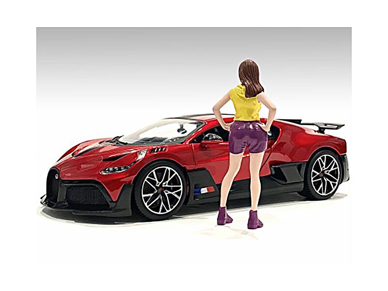 Alt View 2. American Diorama - "Girls Night Out" Cara Figurine for 1/24 Scale Models by American Diorama.
