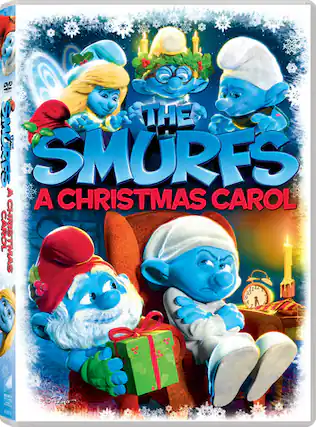 Front. The Smurfs: A Christmas Carol - DVD.