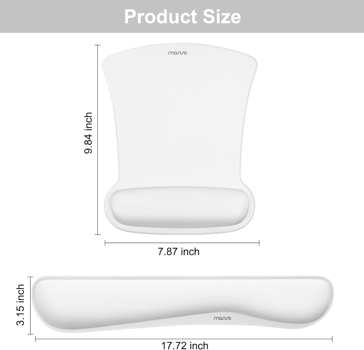 Product Size  
9.84 inch  
7.87 inch  
3.15 inch  
17.72 inch