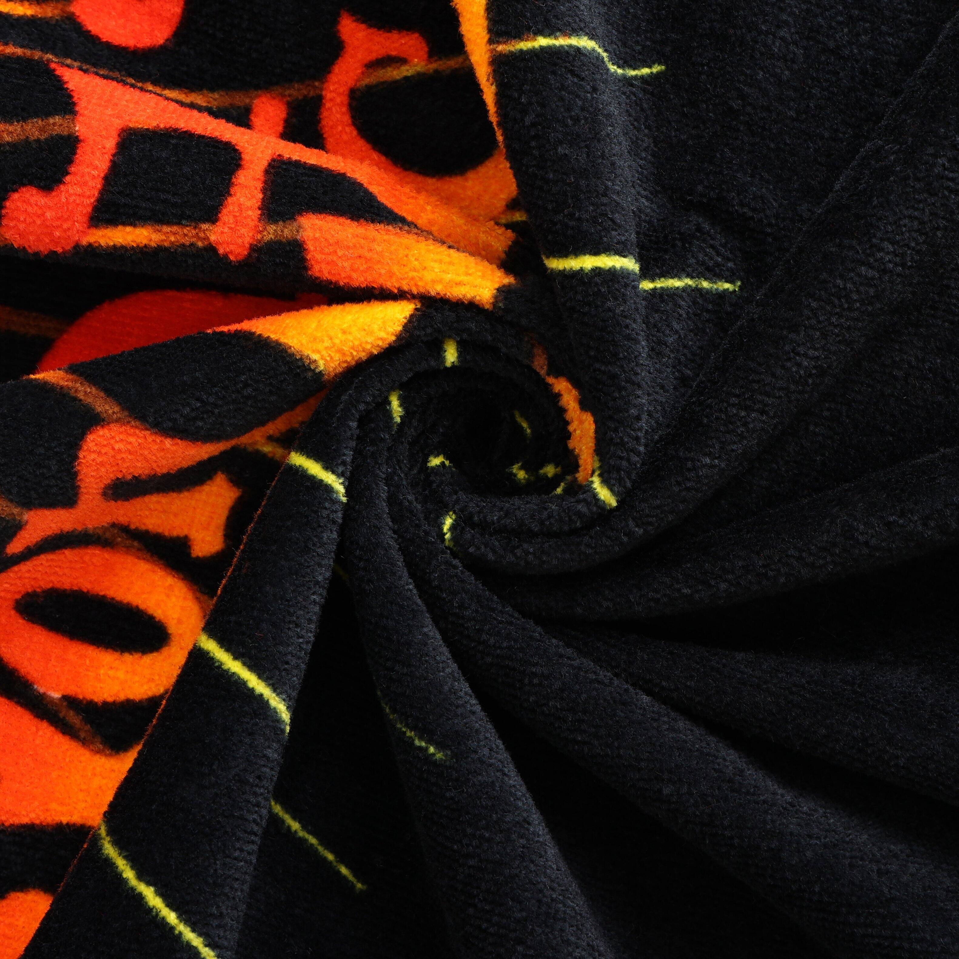 Left. Von Dutch - Von Dutch Iconic Y2K 100% Cotton 30"x60" Beach Towel | Cross Roads - Crossroads.