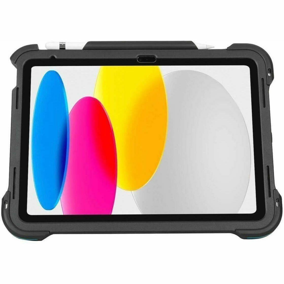 Alt View 1. Targus - SafePort® Rugged Max Case for iPad® (A16) and iPad® (10th gen.) 10.9-inch - Drop Resistant, Shock Absorbing - Black.