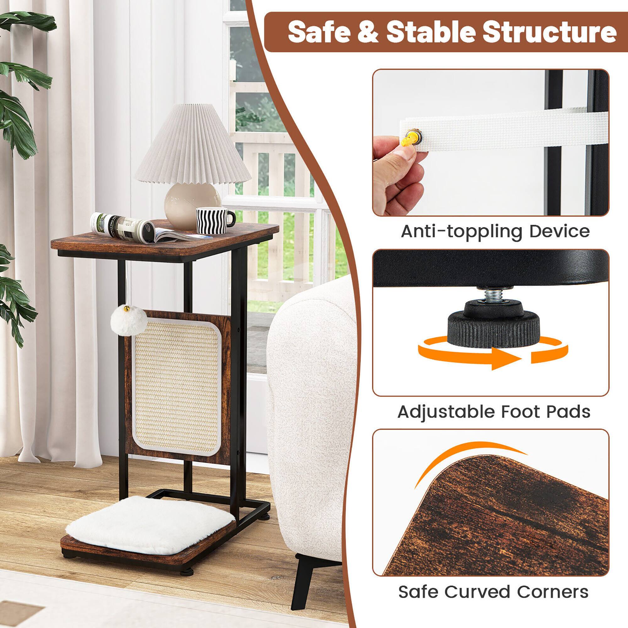 Safe & Stable Structure

- Anti-toppling Device
- Adjustable Foot Pads
- Safe Curved Corners