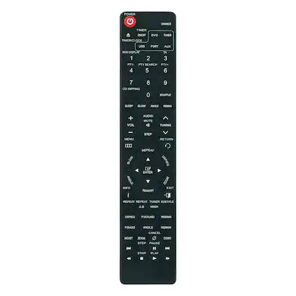 POWER DIMMER TIMER ON/OFF DVD TUNER TIMER/CLOCK USB PORT AUX HDS DISPLAY TA 1 2 3 PTY: PTY SEARCH PTY+ 4 5 6 7 CD RIPPING 8 0 9 SHUFFLE SLEEP SLOW ANGLE REMAIN + VOL AUDIO MUTE TUNING MENU STEP RETURN ... REPEAT SLOW DSP/EQ ENTER ANGLE INFO EXIT REMAIN: REPEAT TUNER SUBTITLE A-B MEMORY DSP/EQ P.SOUND TREBASS PBASS ANGLE REMAIN CANCEL MO/ST ZOOM DEMO STEP PAUSE H STOP PLAY