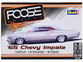 Level 5 Model Kit 1965 Chevrolet Impala "Foose Designed" 1/25 Scale Model by Revell - Gray