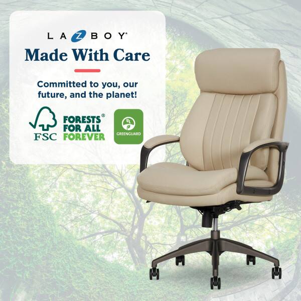 LA-Z-BOY  
Made With Care  
Committed to you, our future, and the planet!  

FORESTS FOR ALL  
FSC FOREVER  
GREENGUARD
