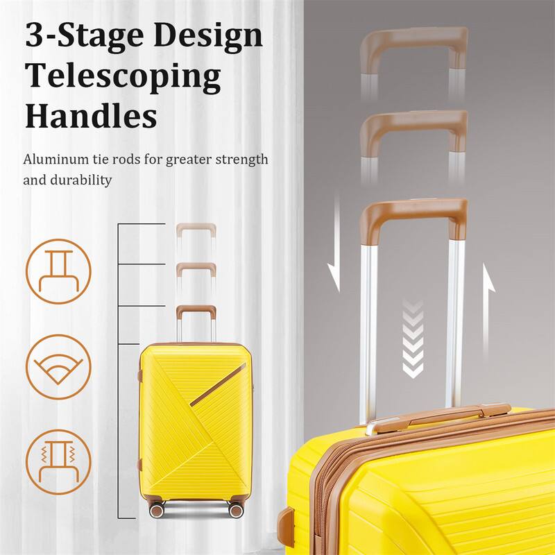 3-Stage Design Telescoping Handles  
Aluminum tie rods for greater strength and durability