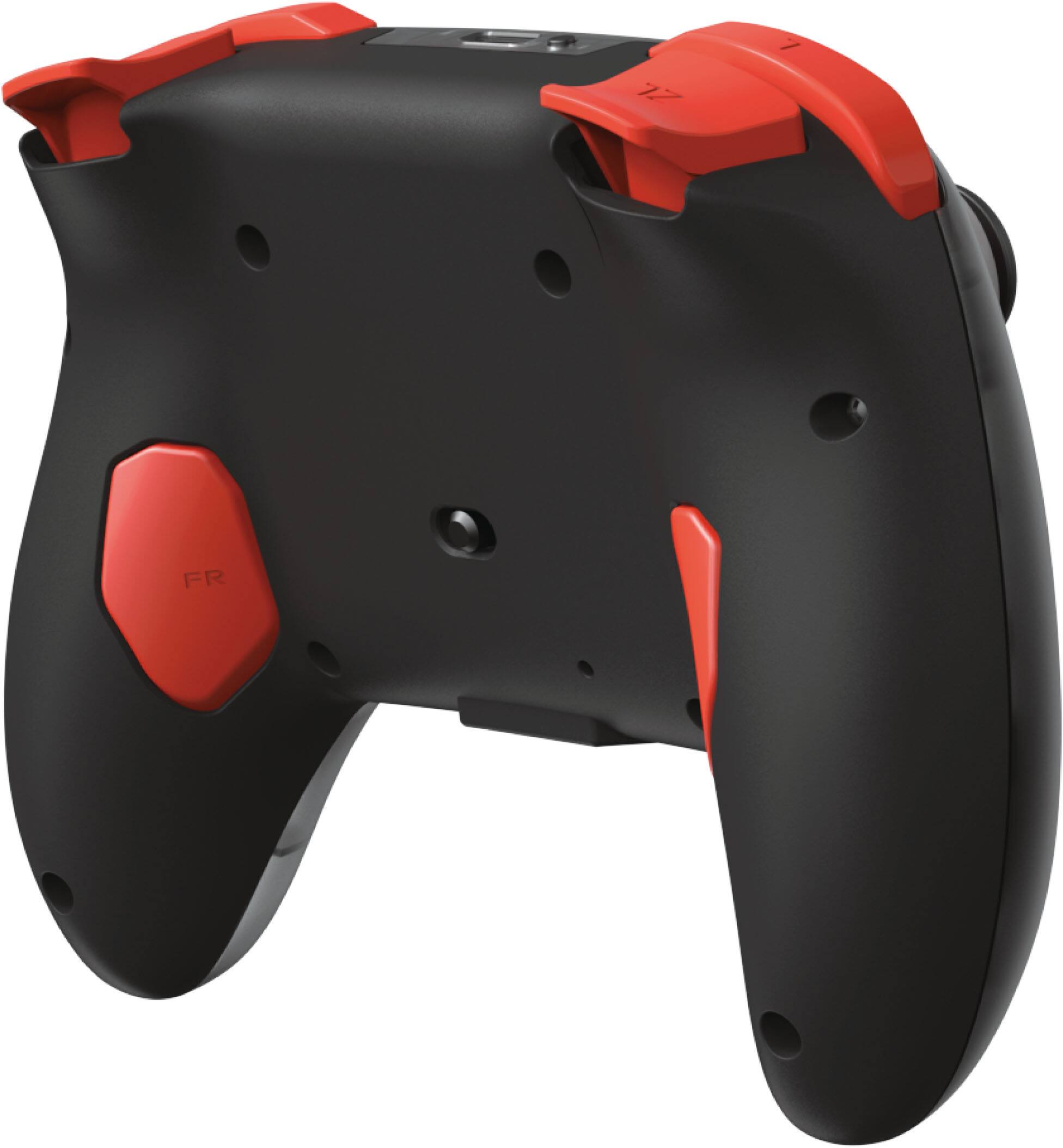 Back. Hori - Wireless HORIPAD Turbo (Pokemon Pixel Red) for Nintendo Switch 2 - Red.