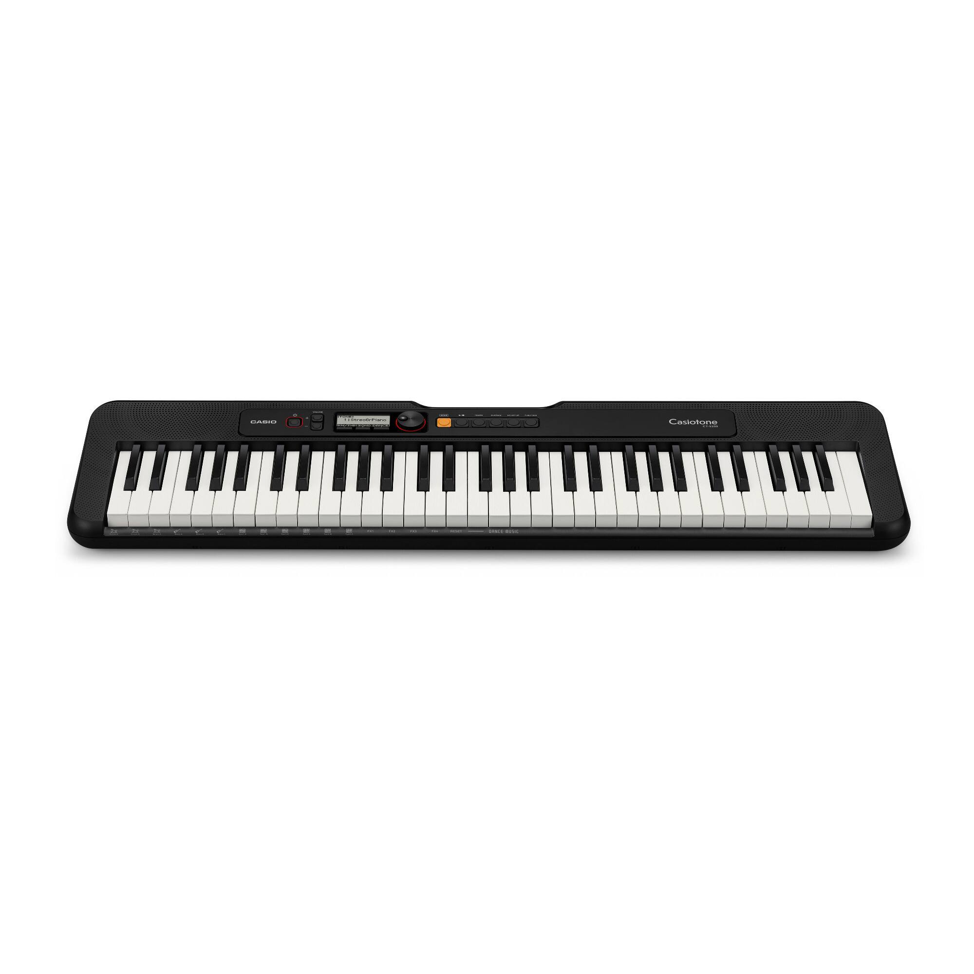 Back. Casio - Casio Casiotone CT-S200BK 61-Key Portable Keyboard (Black).