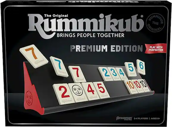The Original Rummikub
Brings People Together
Premium Edition
Play with Perfection
2-4 Players | Ages 8+
Since 1922
Pressman