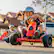 Alt View 4. GoTrax - GOTRAX Drift Go Kart Electric Ride On for Kids, Up to 8 MPH, 120 lbs Weight Capacity, Red - Red.