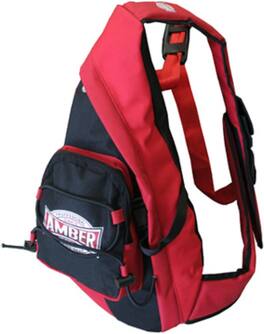 Amber Sporting Goods - Amber Fight Gear Ultimate Boxing Sling Gym Bag Durable, Padded, Spacious, Adult Size - Red