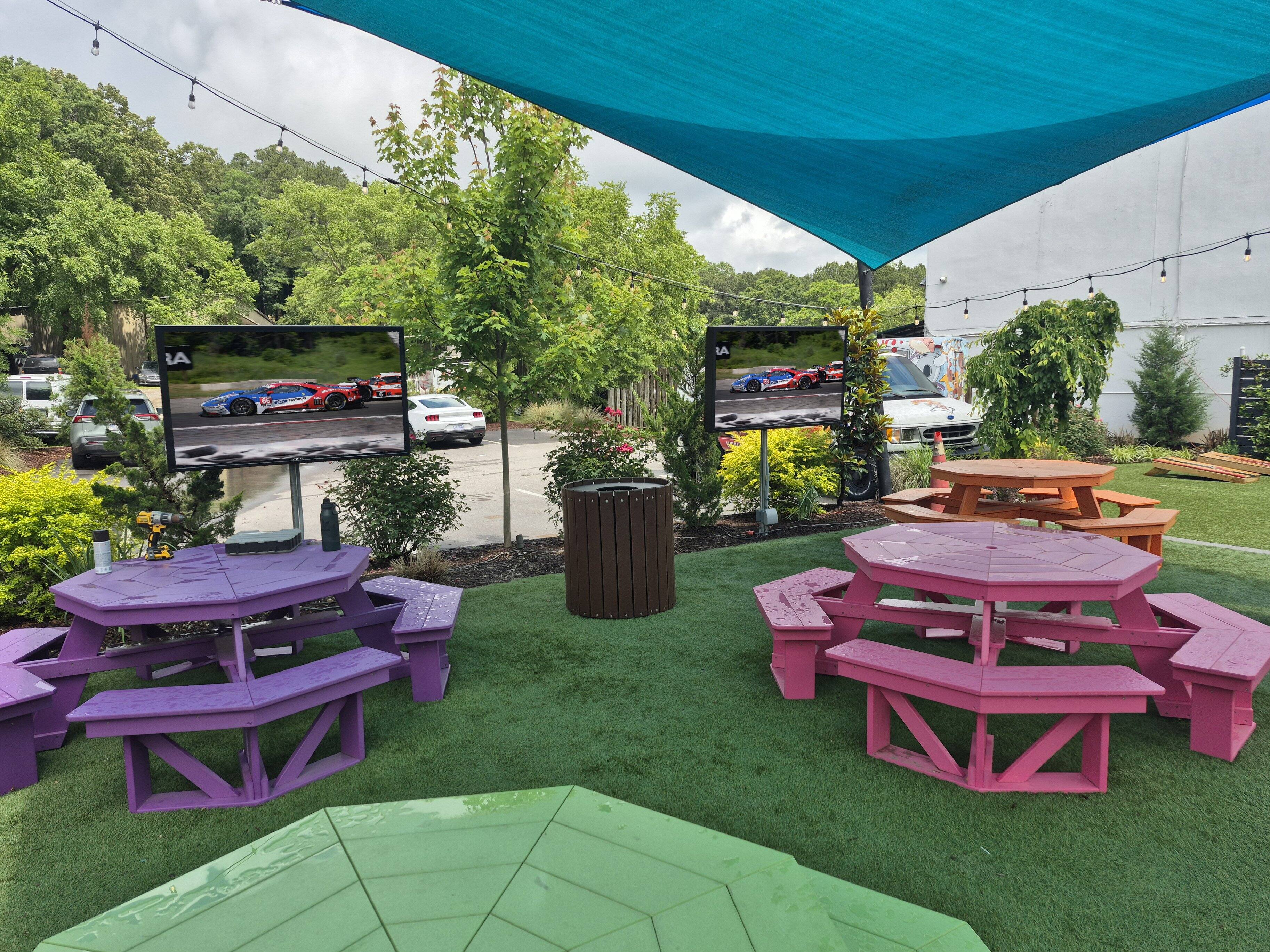 Alt View 4. Apollo Enclosures - Apollo 65" Deluxe Direct Sun Outdoor TV Enclosure for 60" to 65" TVs, Quality Aluminum Construction, UL/CSA certified - Black.