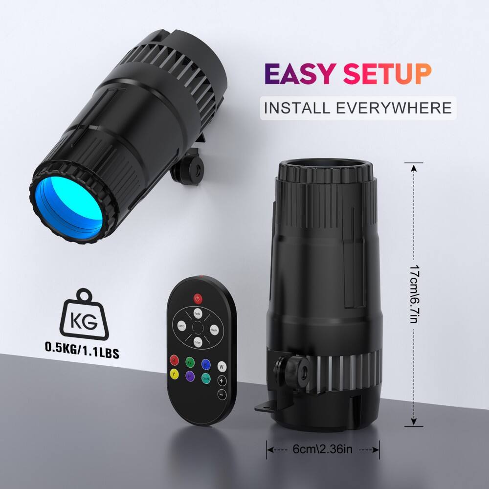 EASY SETUP  
INSTALL EVERYWHERE  

0.5KG/1.1LBS  

17cm/6.7in  
6cm/2.36in