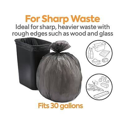 For Sharp Waste  
Ideal for sharp, heavier waste with rough edges such as wood and glass  
Fits 30 gallons