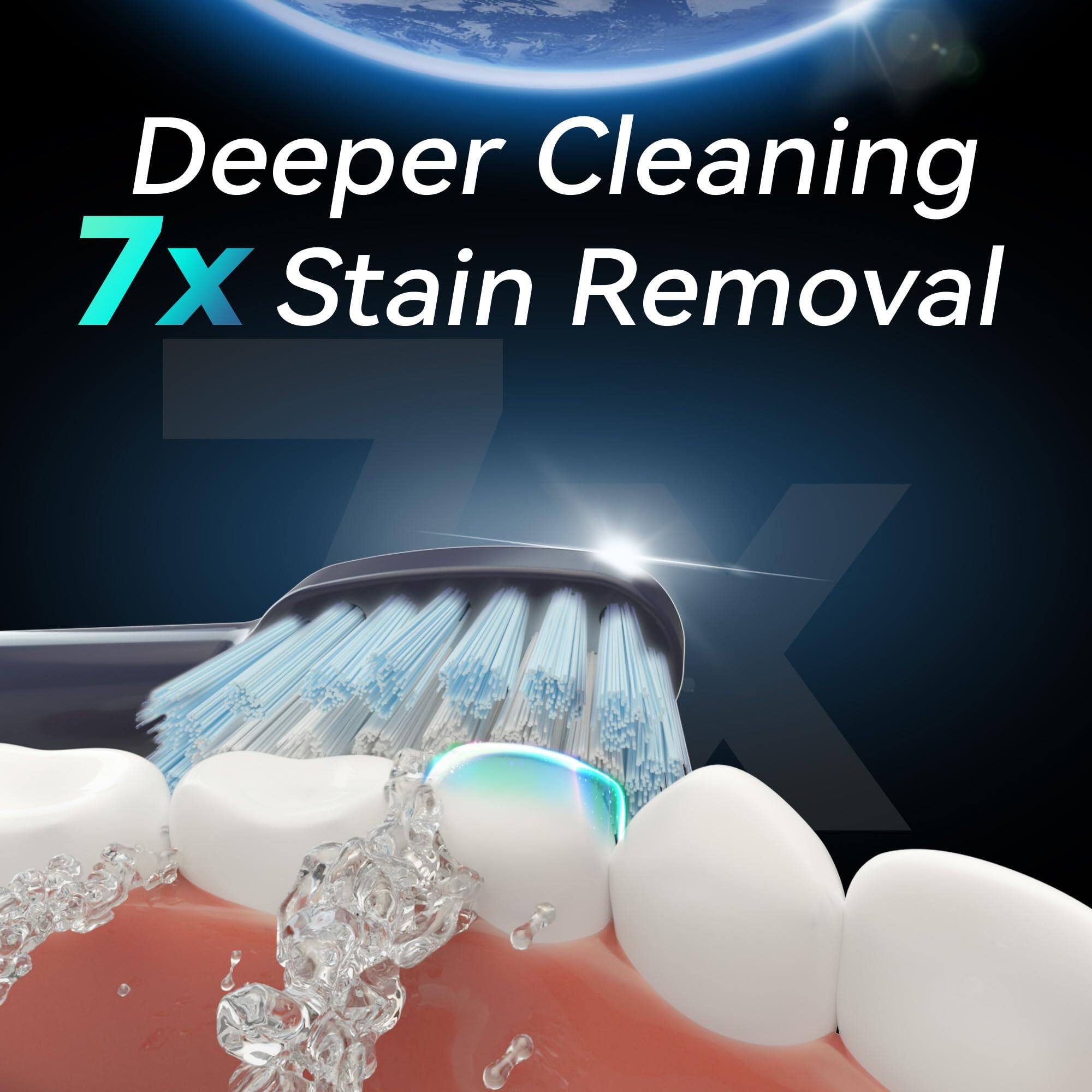 Deeper Cleaning  
7x Stain Removal