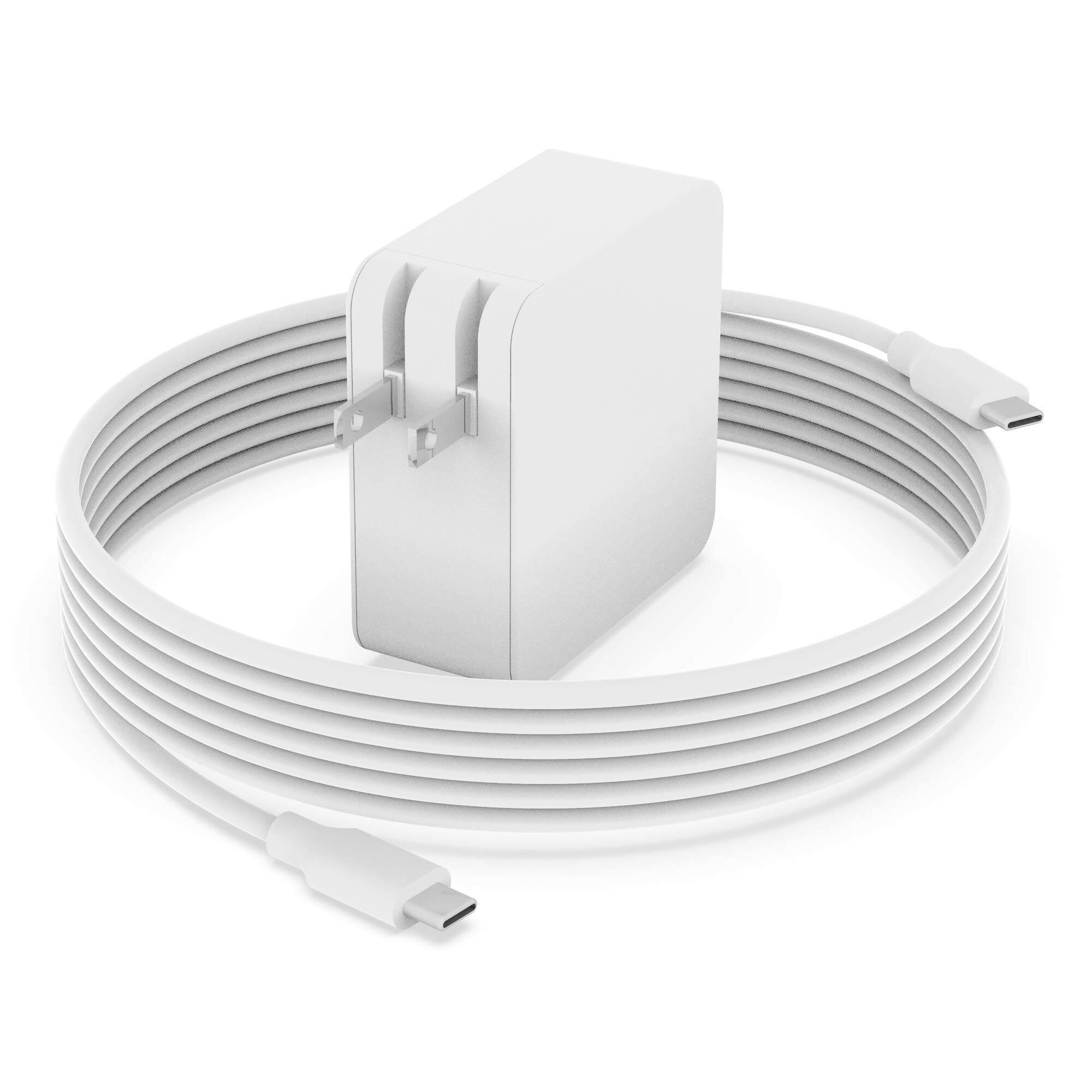 Front. DORLUKFU - 65W Type C Laptop Charger Fit for Samsung Galaxy Book – Fast Charging Power Adapter Fit for Galaxy Book Pro 360.