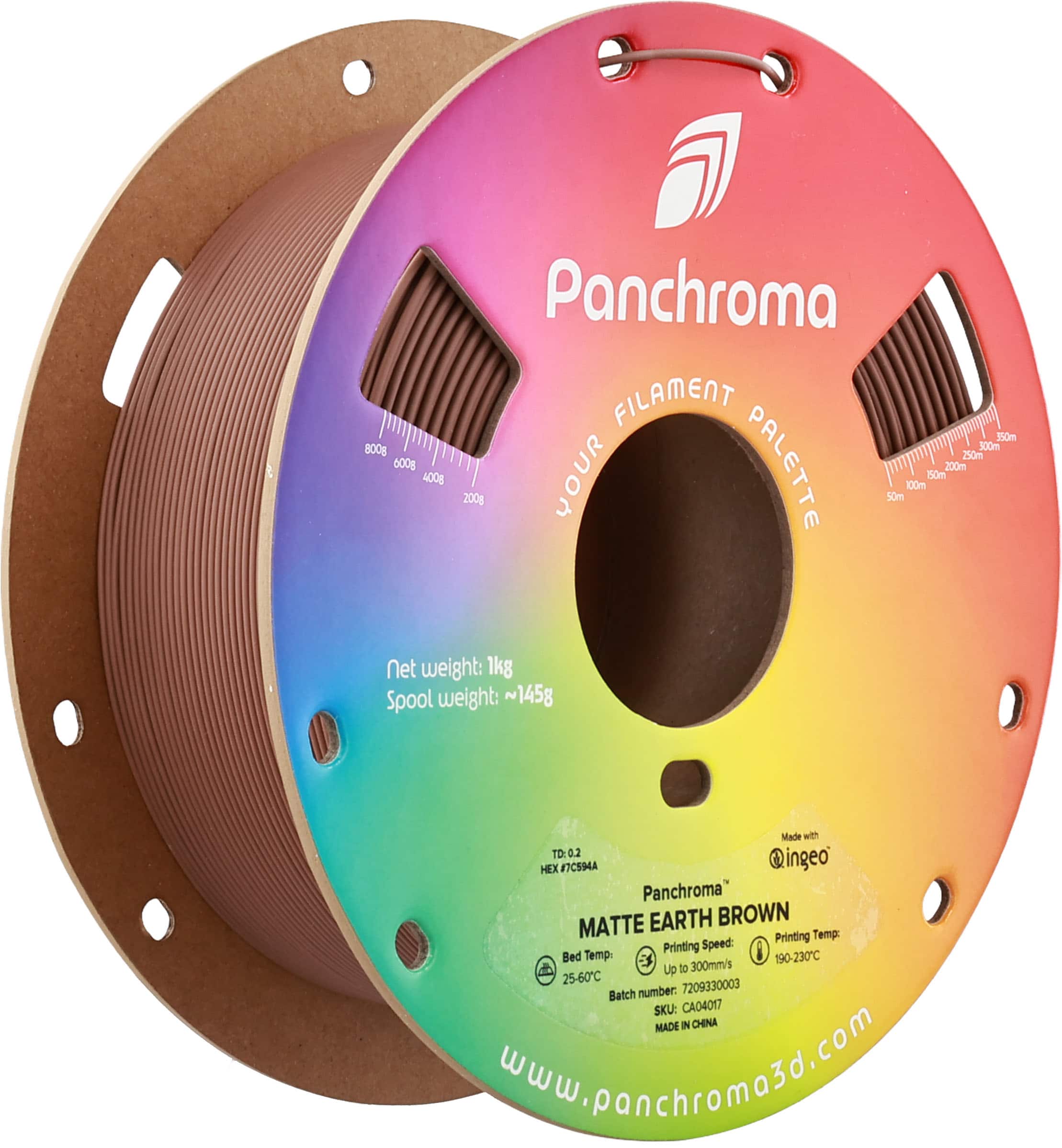 Polymaker - Matte PLA Filament - Earth Brown