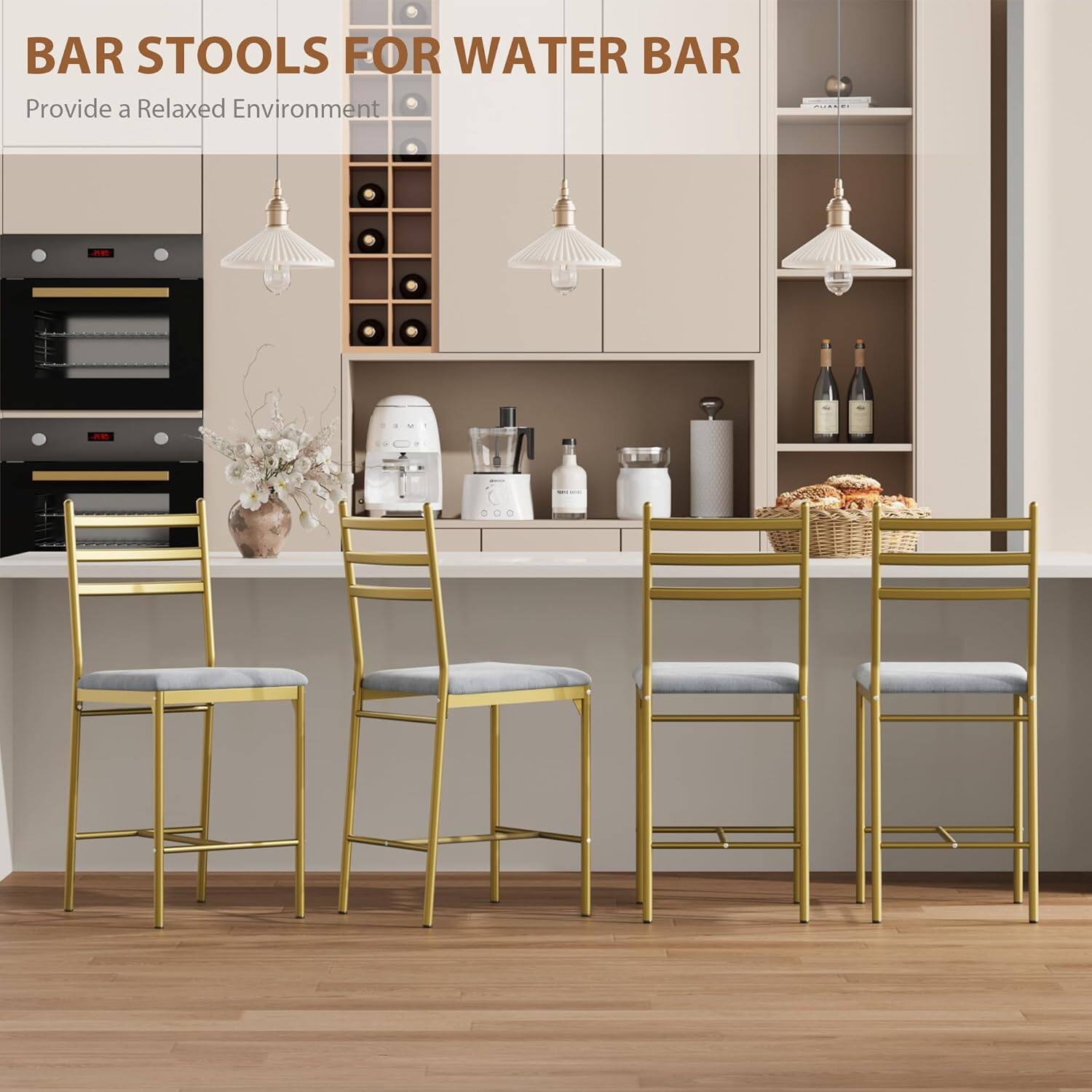 BAR STOOLS FOR WATER BAR  
Provide a Relaxed Environment