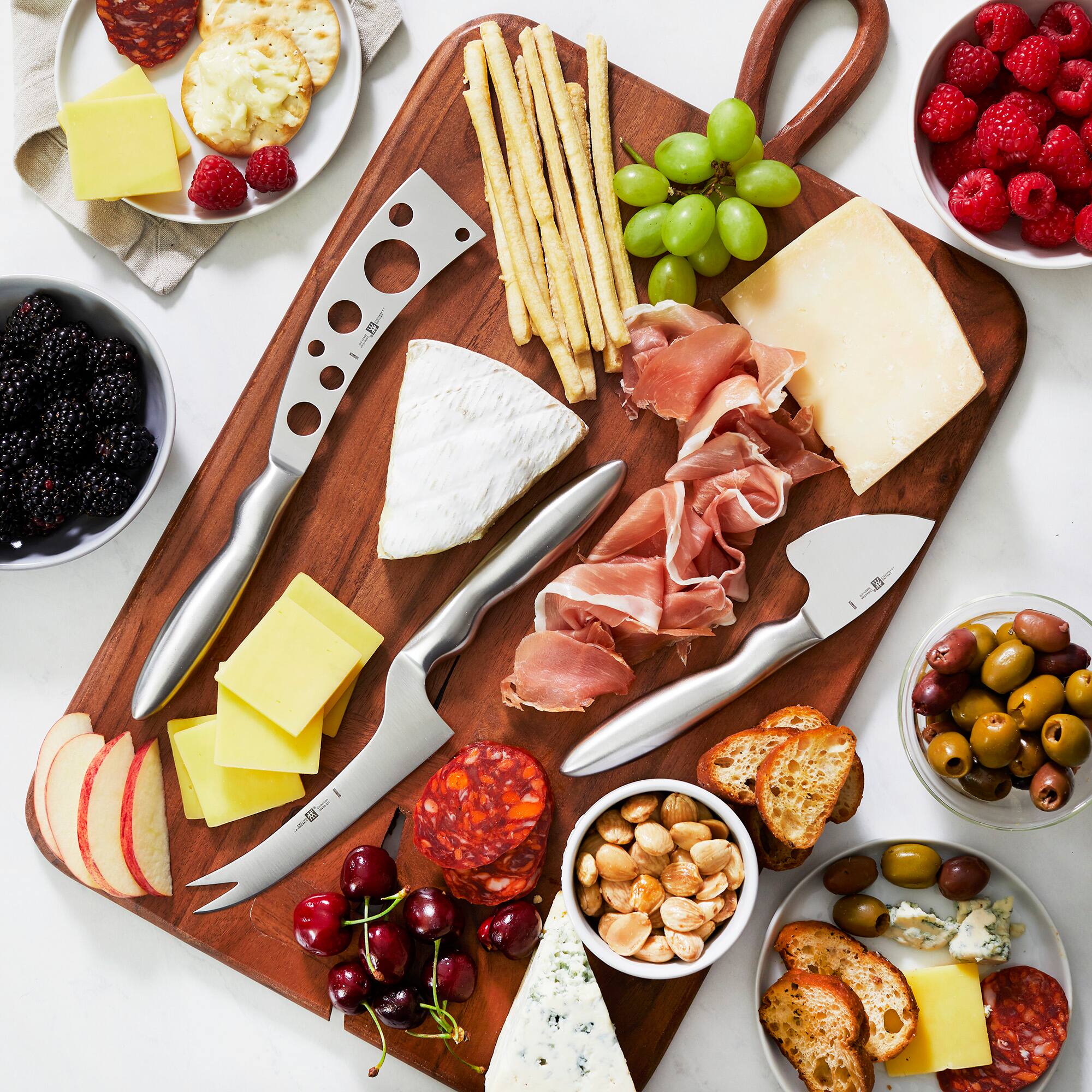 Alt View 4. ZWILLING - ZWILLING Collection 3-pc Cheese Knife Set for Charcuterie Board, Gift Set - 18/10 Stainless Steel.