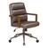 Angle. OSP Home Furnishings - Henfield Office Chair - Chocolate.