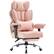 Alt View 4. CloudRest Pro - 400 lbs Heavy Duty Office Chair Ergonomic Office Desk Chair Big and Tall Comfy Executive Chair,Pink - Pink.