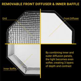 Glow - EZ Lock Octa Quick XXL Softbox With Bowens Mount (60")