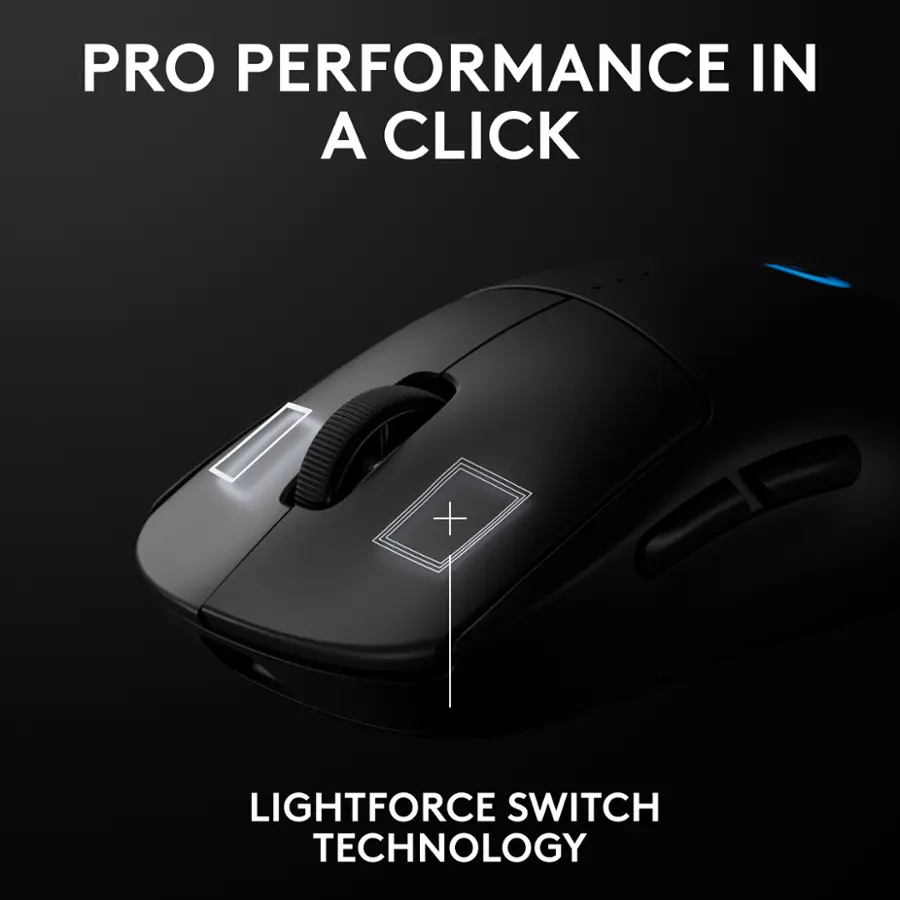 PRO PERFORMANCE IN A CLICK + LIGHTFORCE SWITCH TECHNOLOGY