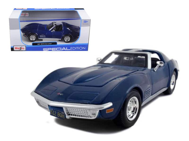 1970 Chevrolet Corvette Blue 1/24 Diecast Model Car by Maisto price history on PriceWatchPro