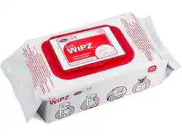 Urnex - Cafe Wipz Coffee Equipment Cleaning Wipes, 100 Wipes/Bag - Clear
