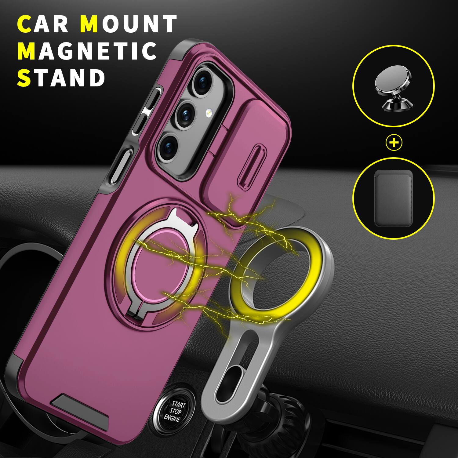 CAR MOUNT MAGNETIC STAND

START STOP ENGINE