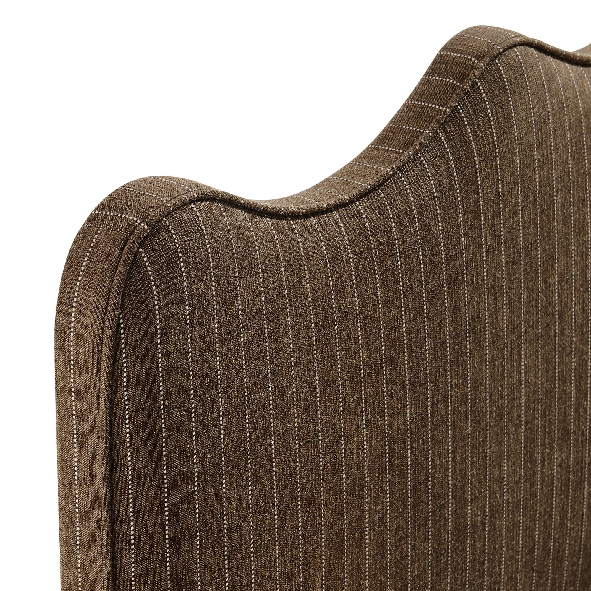 Alt View 4. Modway - Athena Striped Fabric Upholstered Headboard by Modway - Earth Stripe.
