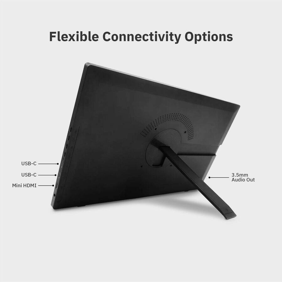 Flexible Connectivity Options  
USB-C  
USB-C  
Mini HDMI  
3.5mm Audio Out