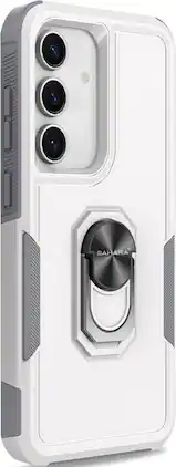SaharaCase - Raider Series Heavy Duty Case for Samsung Galaxy S25 - Fossil White