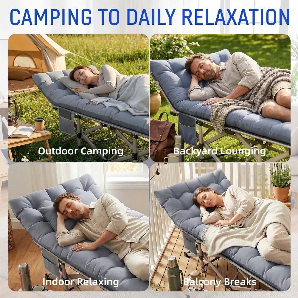 CAMPING TO DAILY RELAXATION

Outdoor Camping
Backyard Lounging
Indoor Relaxing
Balcony Breaks