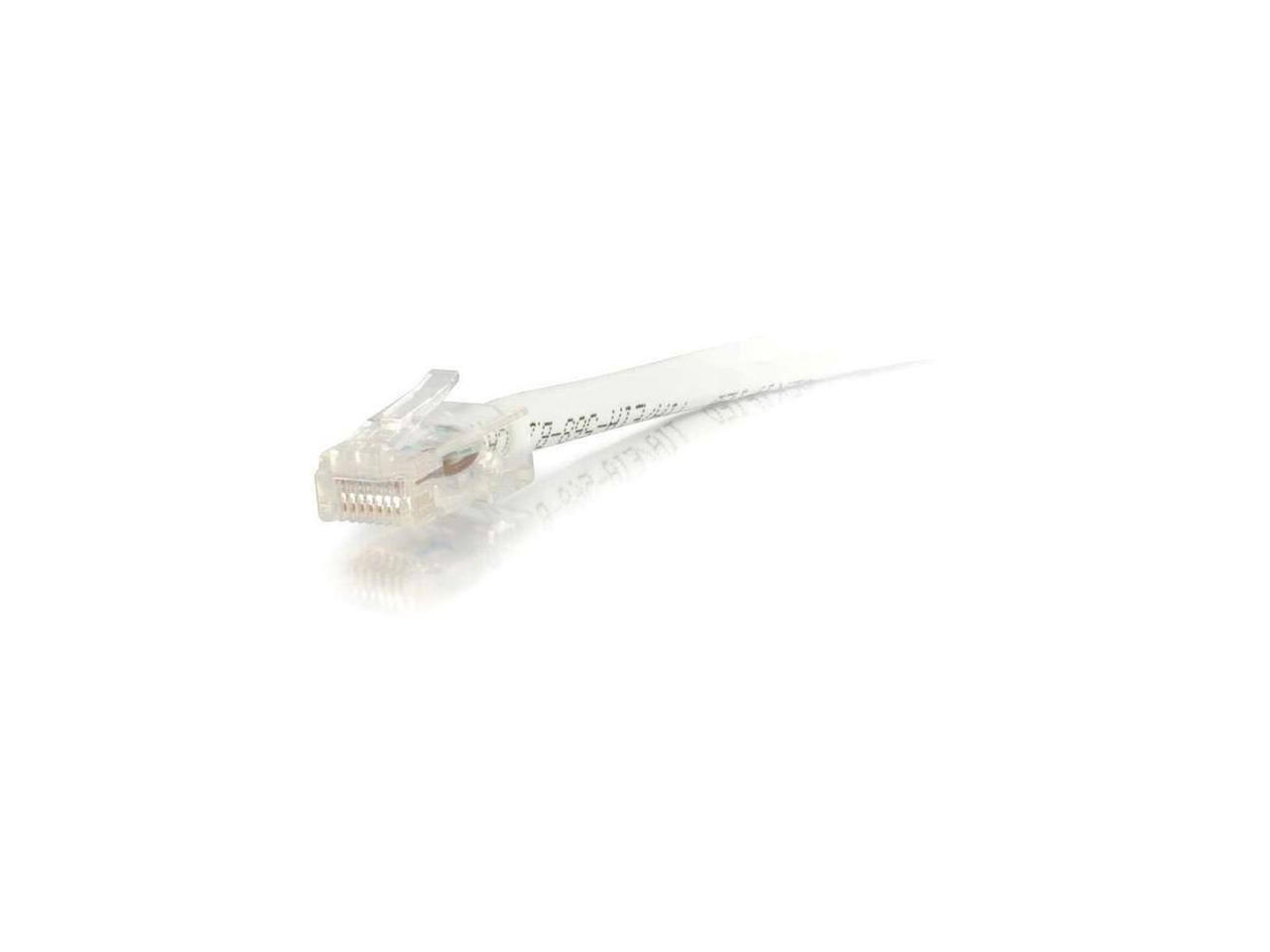 Alt View 1. Cables to Go - C2G 04251 Cat6 Cable - Non-Booted Unshielded Ethernet Network Patch Cable, White (100 Feet, 30.48 Meters).