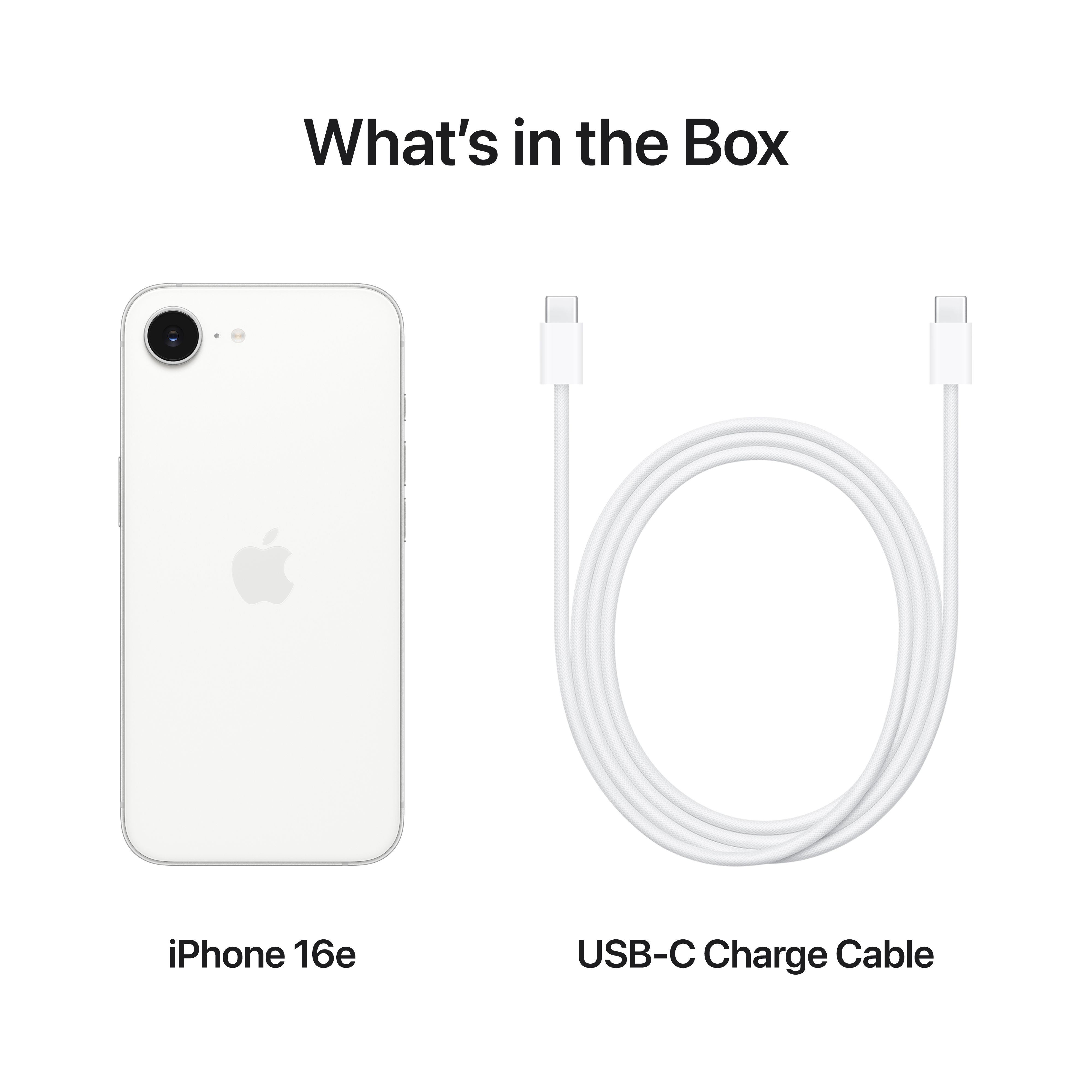 iPhone iPhone 16e 本体 128GB ホワイト 16e ホワイト 本体 ケーブル 