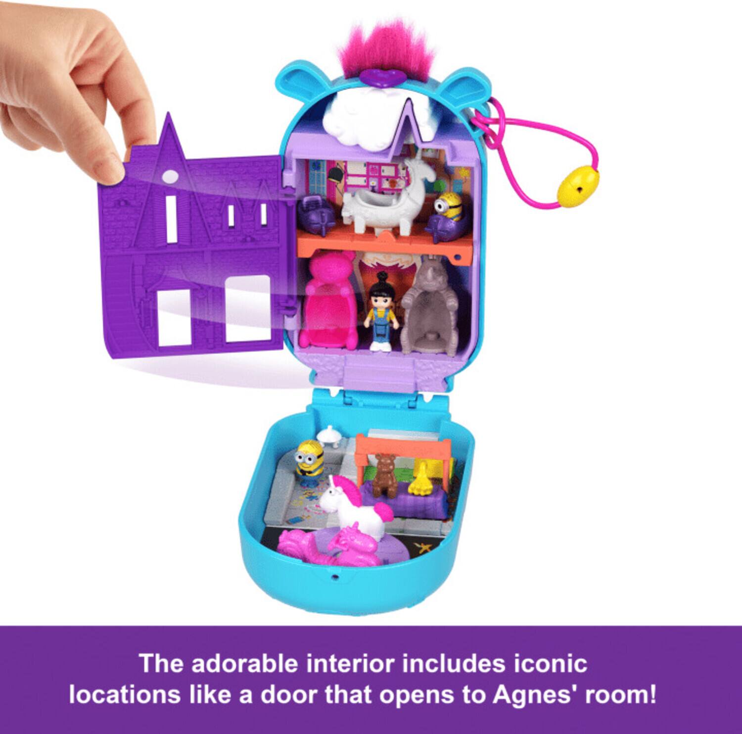 The adorable interior includes iconic locations like a door that opens to Agnes' room!