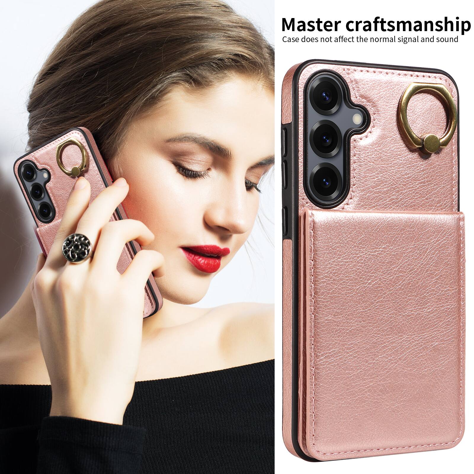 Master craftsmanship  
Case does not affect the normal signal and sound