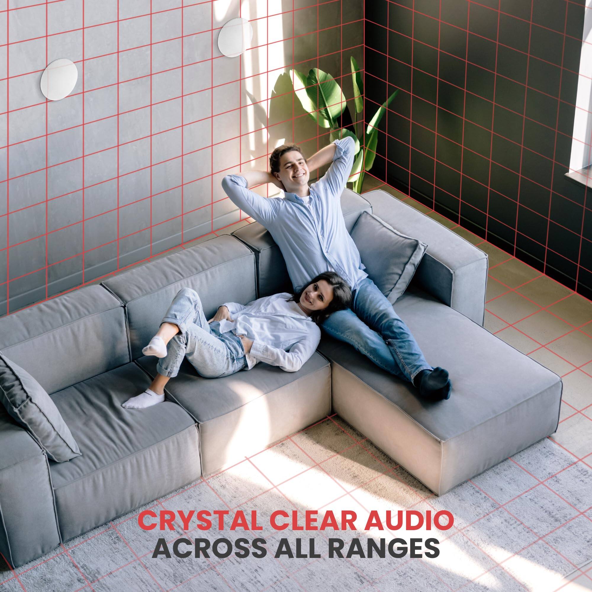 CRYSTAL CLEAR AUDIO  
ACROSS ALL RANGES