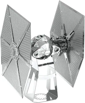 Front. Metal Earth - Metal Earth Star Wars Force Awakens Special Forces TIE Fighter 3D Metal Model Kit Fascinations - Silver.
