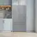 Alt View 17. Samsung - 36 in. Wide Bespoke AI 25 cu. ft. Counter Depth 3-Door French Door Refrigerator with Zero Clearance Fit - Stainless Steel.