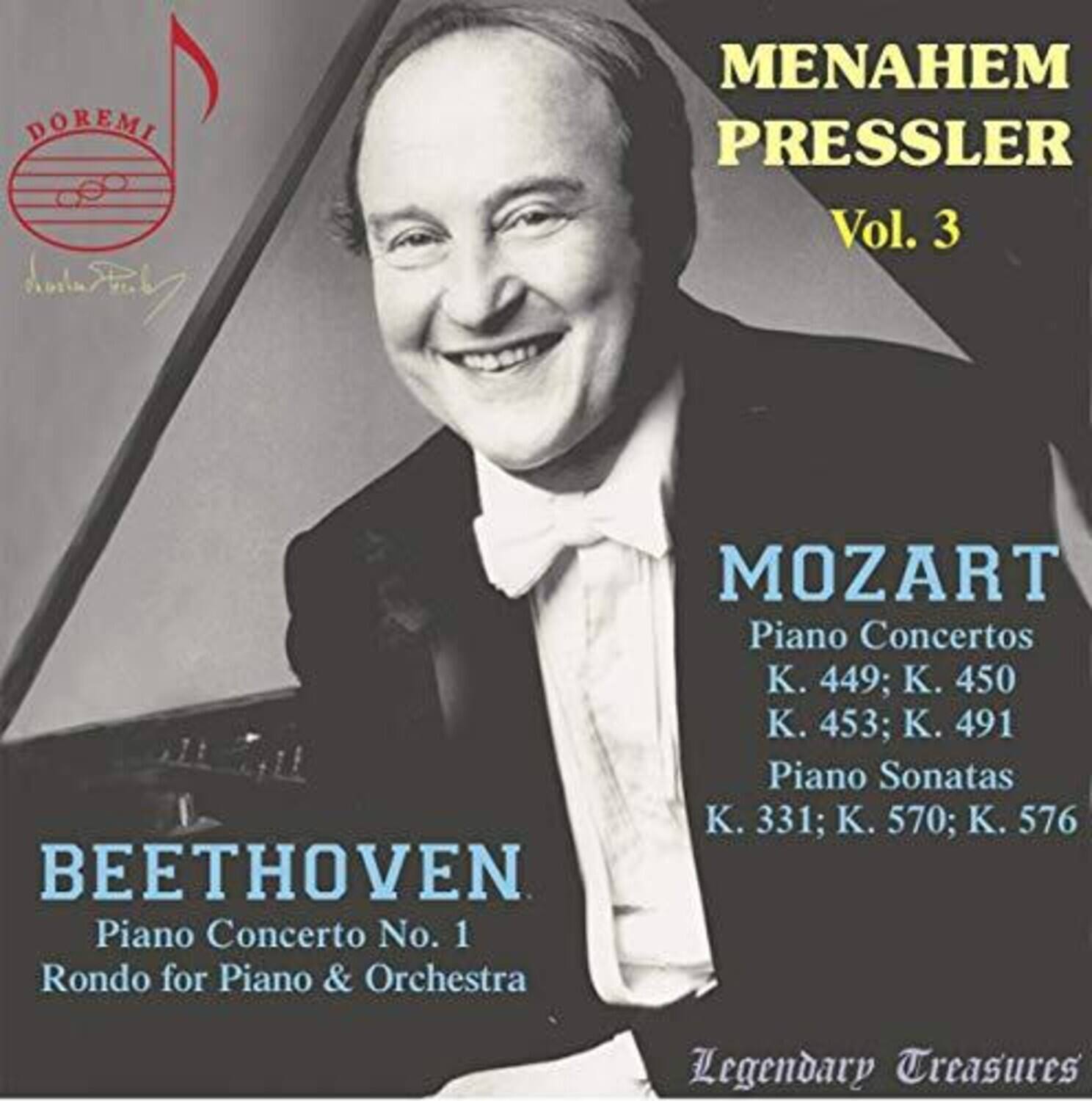 Beethoven / Pressler / Seipenbusch - Menahem Pressler 3  - COMPACT DISCS