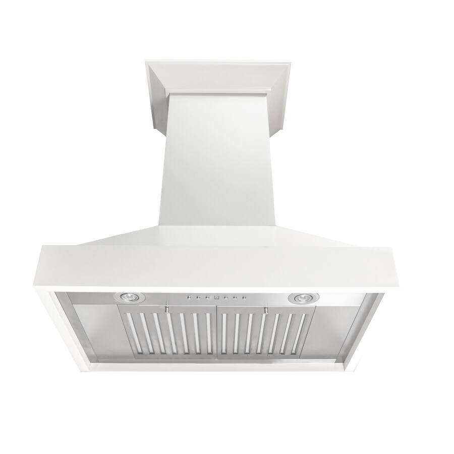 ZLINE 36 inches Convertible & Recirculating Wall Range Hood Smooth ...
